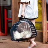  Balo Túi đựng chó mèo hình dấu chân trong suốt - Túi 