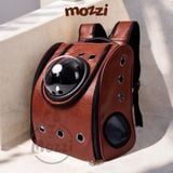  Balo Túi đựng chó mèo Phi hành gia da 32x20x37cm - Ba lô 