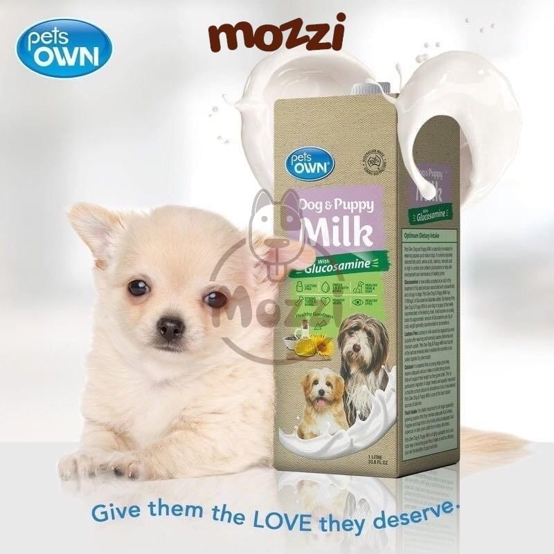 Sữa tươi Úc Pets OWN Hộp 1L với Glucosamine cho chó mèo