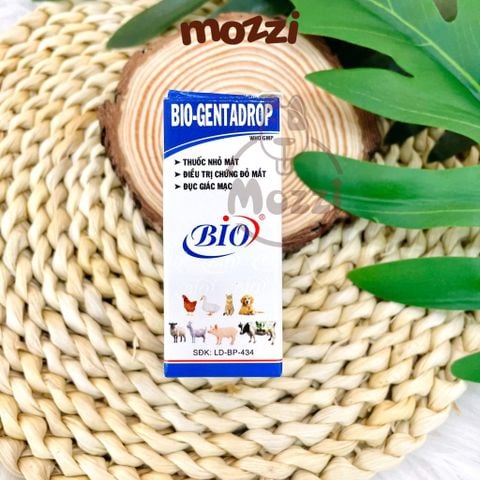  Nhỏ mắt Bio - Gentadrop cho chó mèo Chai 10ml 