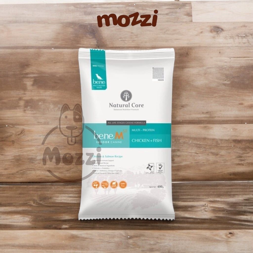Thức ăn hạt hữu cơ Natural Core Bene M50 vị Gà và Cá hồi cho chó [400g - 500g - 2kg - 5kg - 10kg]
