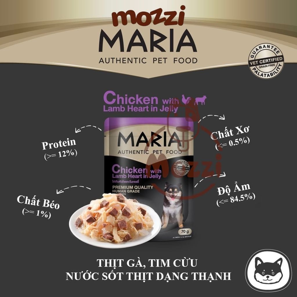 Pate cho chó Maria gói 70gr