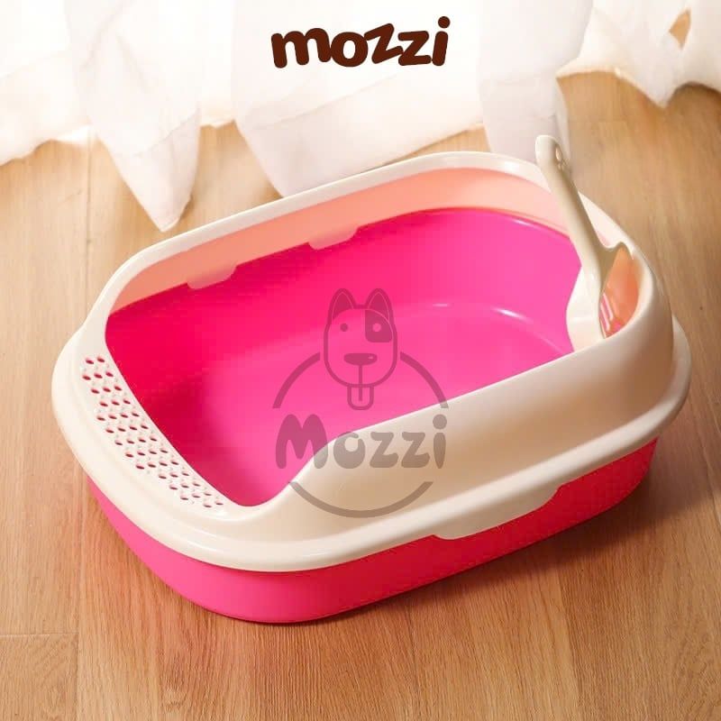 Khay cát vệ sinh cho mèo có bàn đạp chân trơn