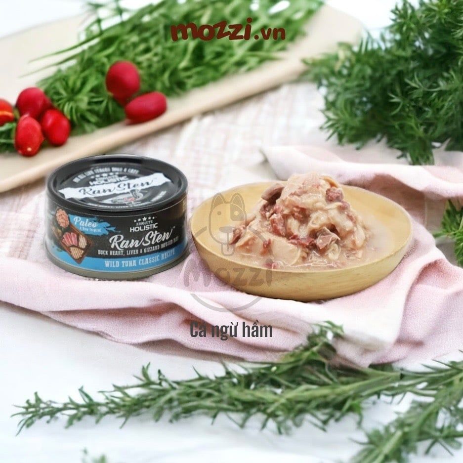 Pate cho chó mèo RawStew Absolute Holistic Lon 80gr
