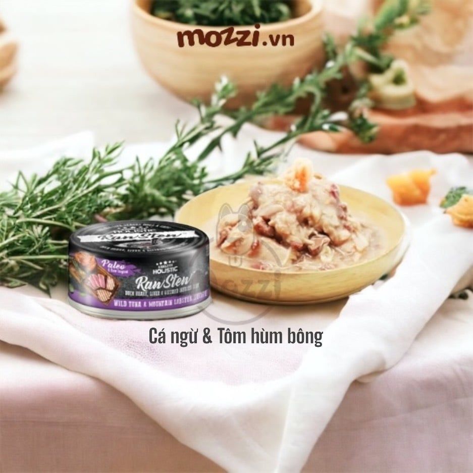 Pate cho chó mèo RawStew Absolute Holistic Lon 80gr