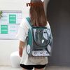 Balo Túi đựng chó mèo Trong suốt mặt kính dẻo 31x21x40cm - Ba lô