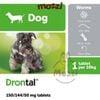Viên nhai tẩy giun Drontal Tasty Bone Elanco cho chó