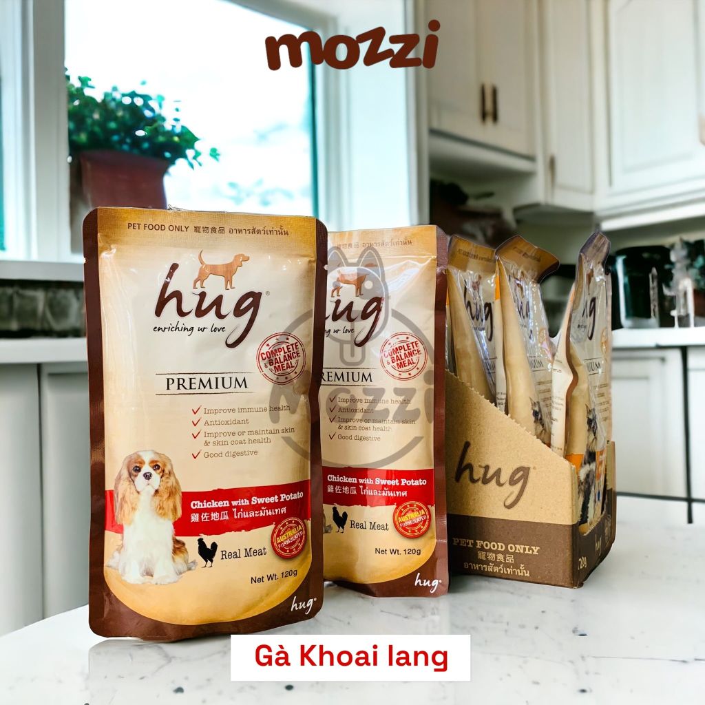 Pate cho chó Hug gói 120gr