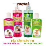  Sữa tắm Bio Derma Care Chăm sóc da ve rận bọ chét ghẻ nấm Chai 450ml 