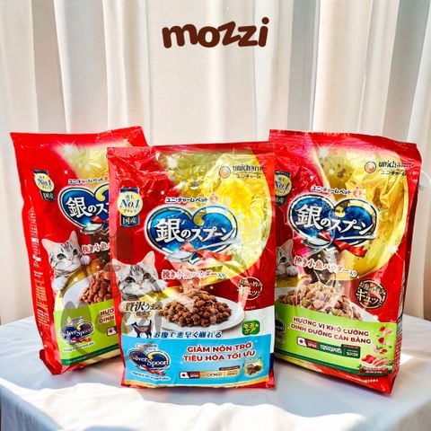  [800g - 1kg] Thức ăn hạt Silver Spoon giảm nôn trớ cho mèo | Nhật Bản 