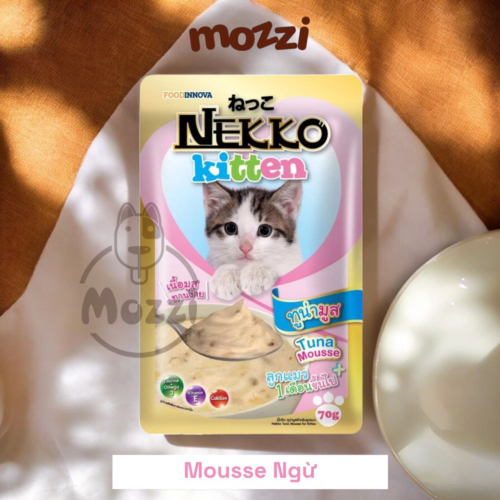 Pate cho mèo con Nekko Kitten Gói 70gr