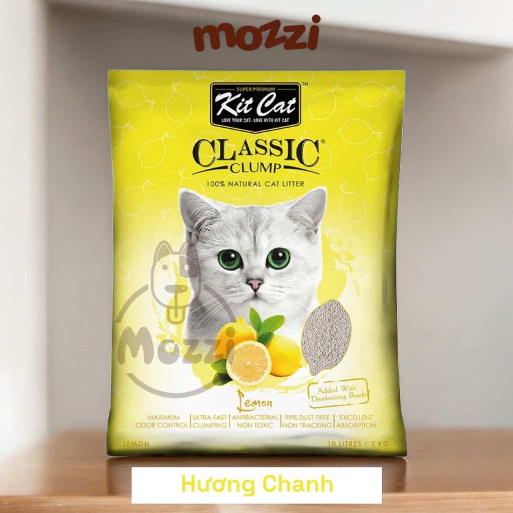 [10L] Cát vệ sinh cho mèo KitCat Xi măng vón