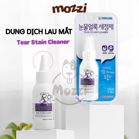  Dung dịch làm sạch mắt Forcans Hàn Quốc Chai 100ml cho chó mèo 