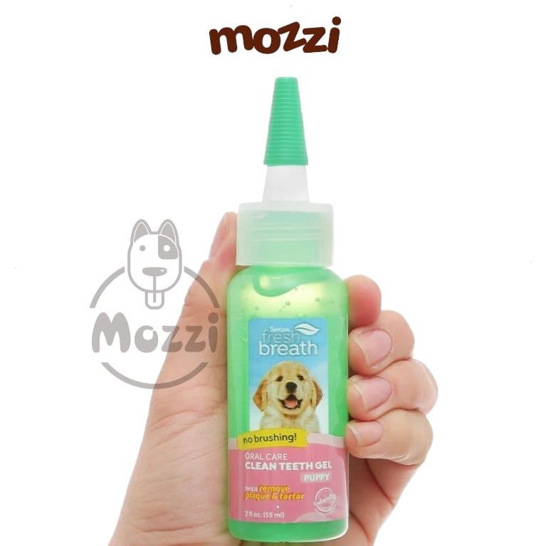 Gel nhỏ sạch răng miệng Tropiclean Fresh Breath Chai 59ml cho chó mèo