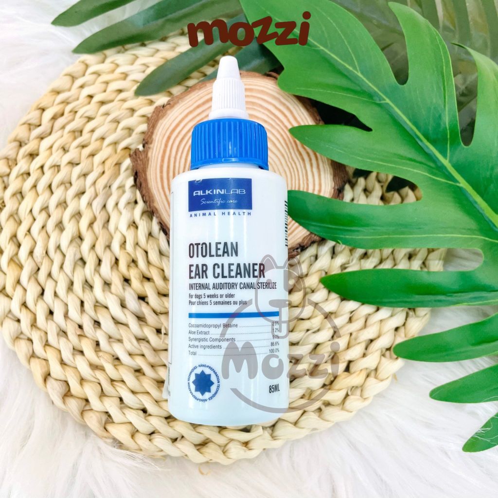 Dung dịch vệ sinh nhỏ tai Alkin Otolean cho chó mèo Chai 85ml