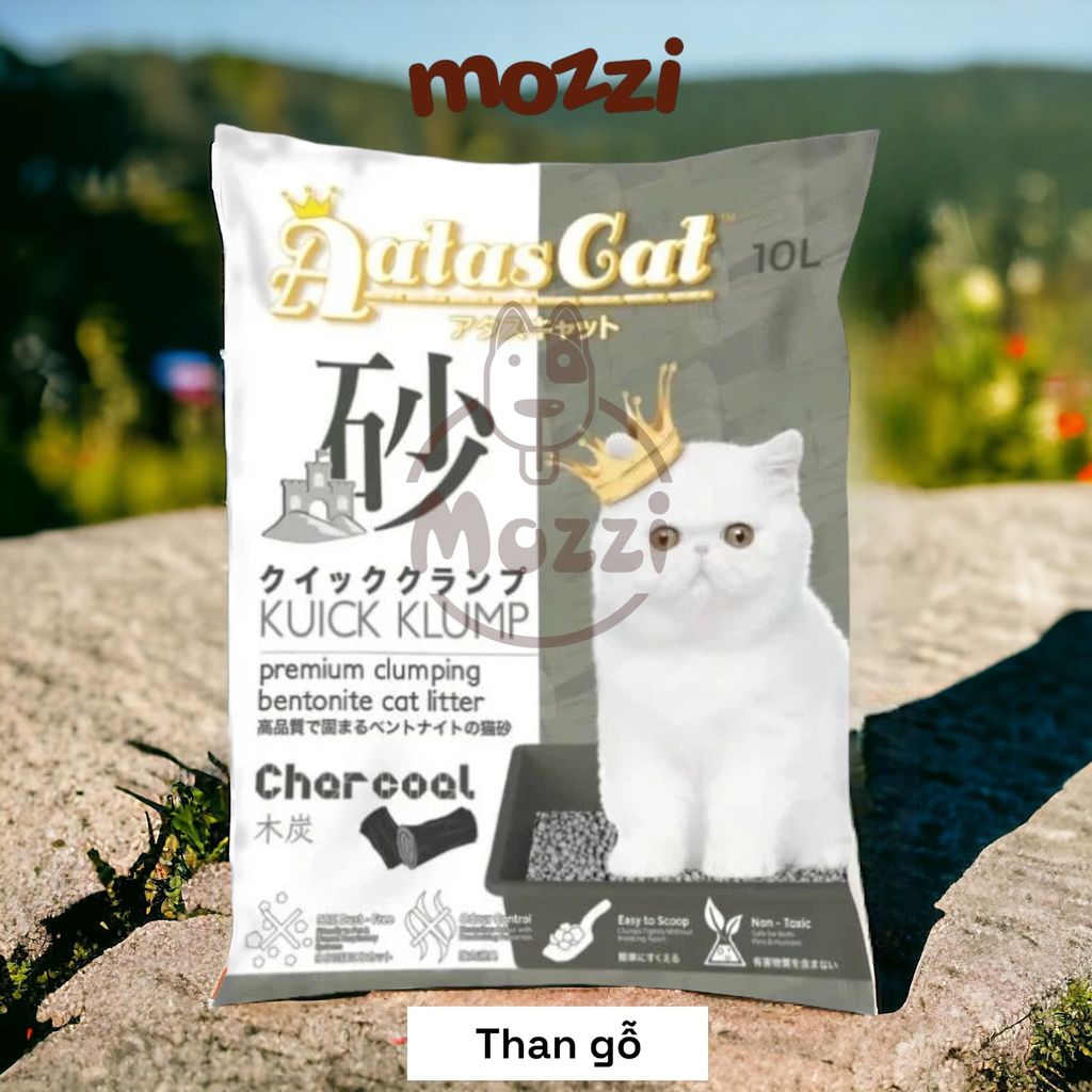 [Bịch 10L] Cát vệ sinh cho mèo Aatas Xi măng vón