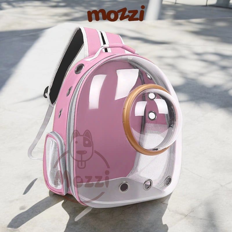 Balo Túi đựng chó mèo Phi hành gia trong suốt có nắp kính 32x41cm - Ba lô