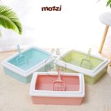  Khay cát vệ sinh cho mèo hình chữ nhật 39x29cm 