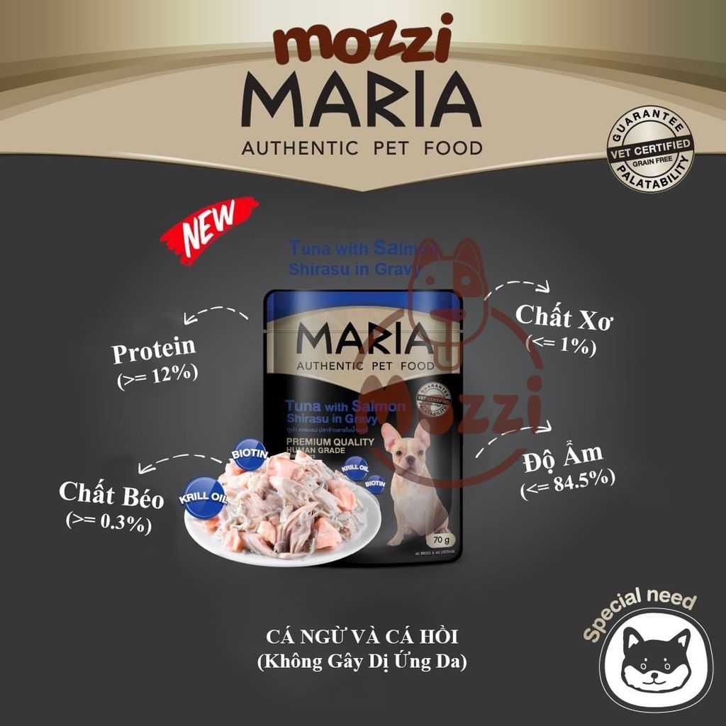 Pate cho chó Maria gói 70gr