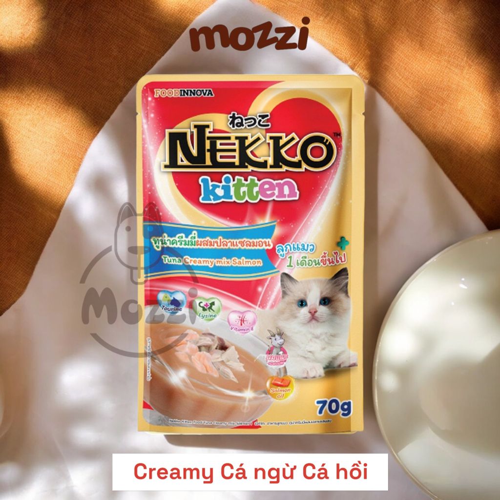 Pate cho mèo con Nekko Kitten Gói 70gr