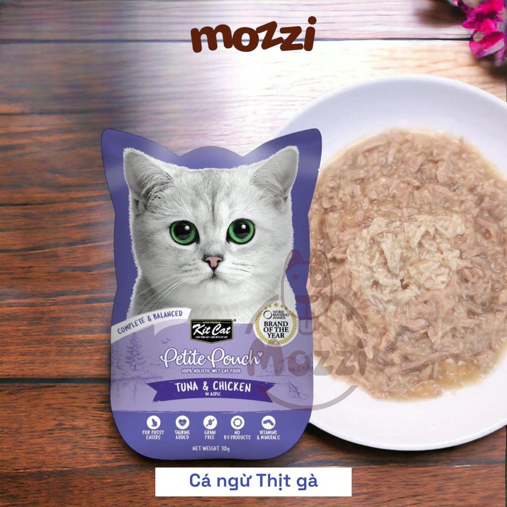 Pate cho mèo KitCat Petite Pouch Gói 70gr