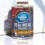  Pate cho mèo Snappy Tom lon 400gr Real Fish Real Meat 