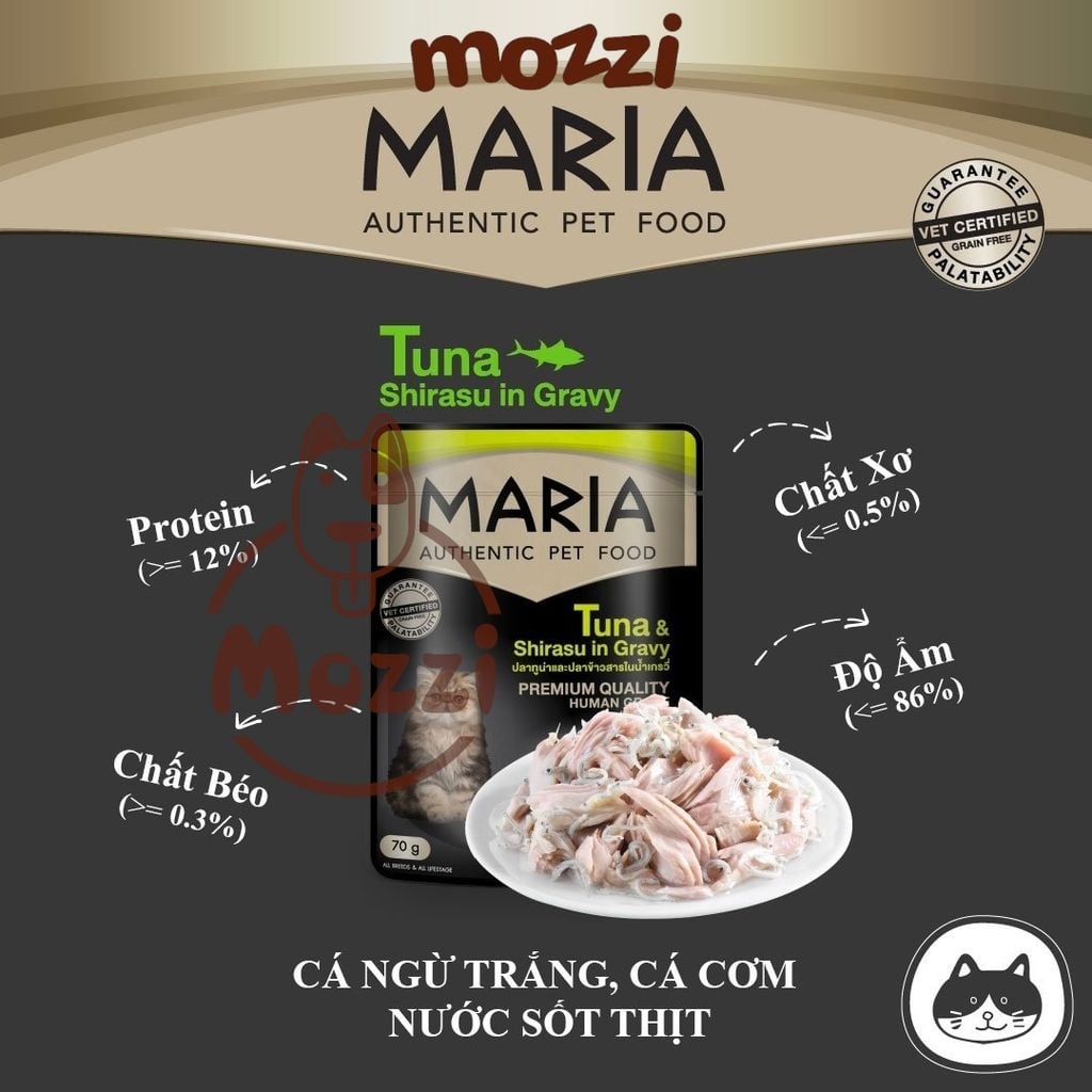 Pate cho mèo Maria Gói 70gr
