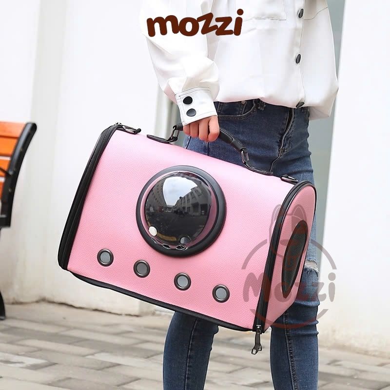 Balo Túi đựng chó mèo Phi hành gia da 44x26x31cm - Túi