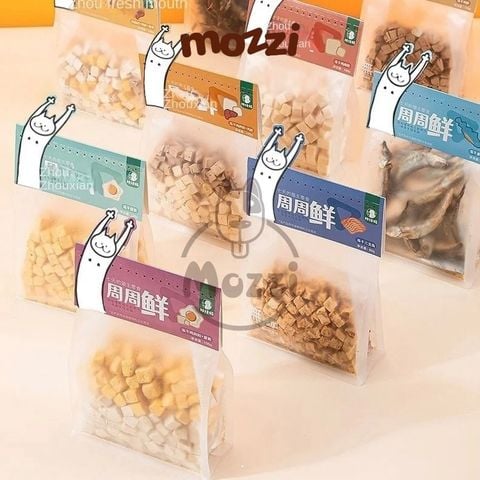  Snack cho chó mèo Thanh sữa dê Gà Bò đông khô Hipidog 