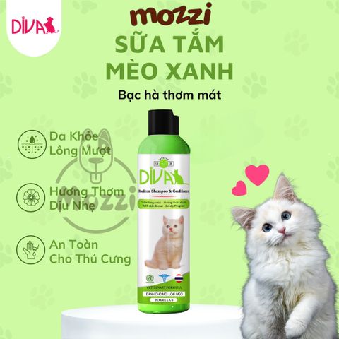  Sữa tắm Diva Chai 400ml cho chó mèo 