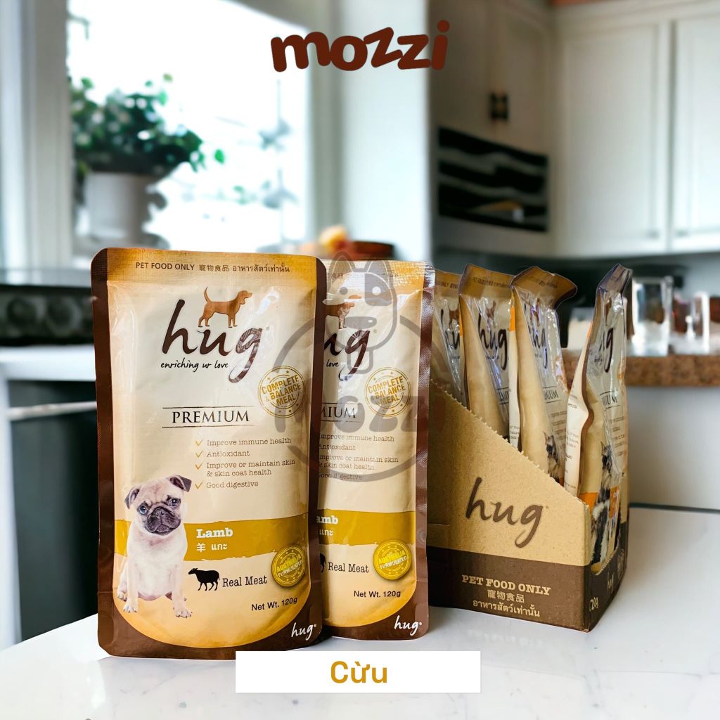 Pate cho chó Hug gói 120gr