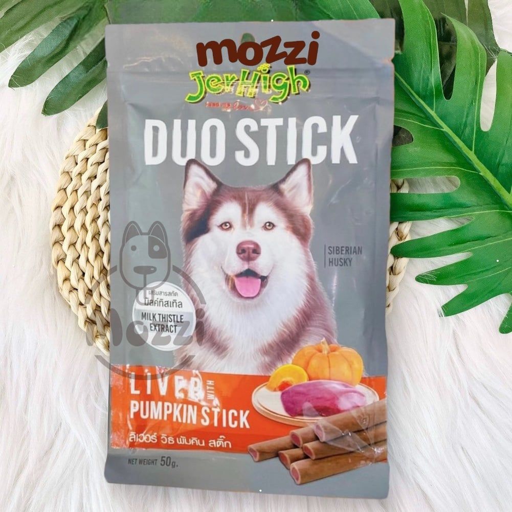 Snack cho chó Que mềm Duo Stick Jerhigh gói 50gr