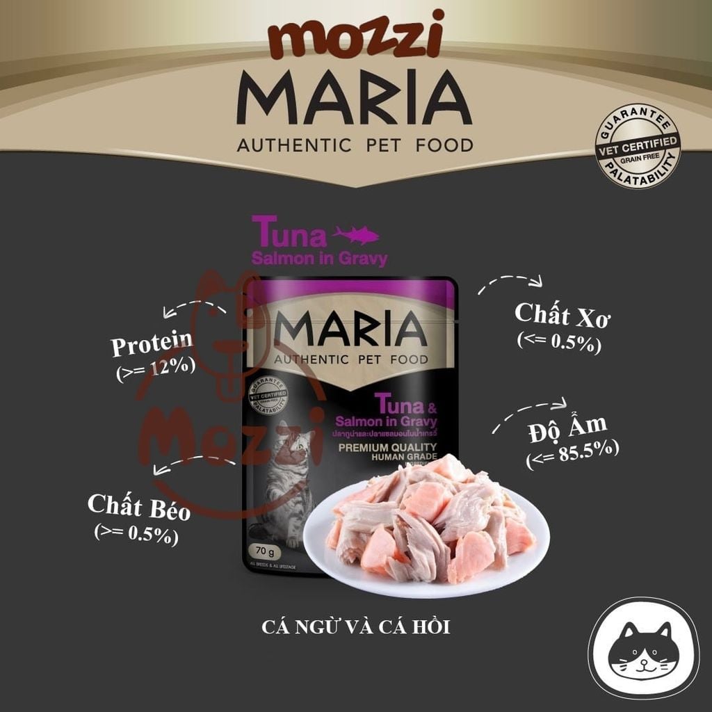 Pate cho mèo Maria Gói 70gr