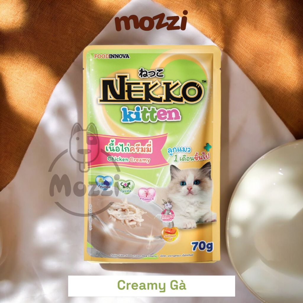 Pate cho mèo con Nekko Kitten Gói 70gr