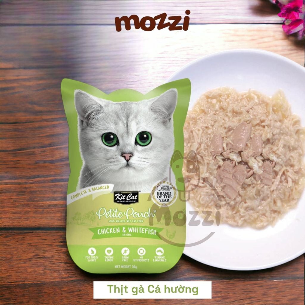 Pate cho mèo KitCat Petite Pouch Gói 70gr
