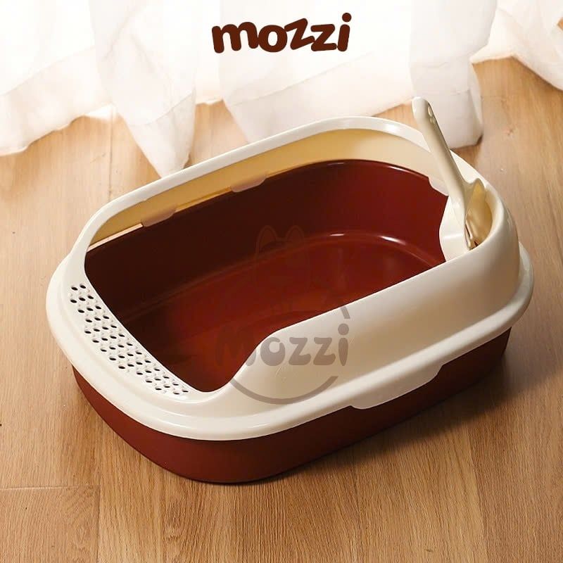 Khay cát vệ sinh cho mèo có bàn đạp chân trơn