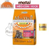  Thức ăn hạt MaxWell cho mèo hỗ trợ tiêu búi lông | Max Well Nhật Bản [400g - 1.6kg] 