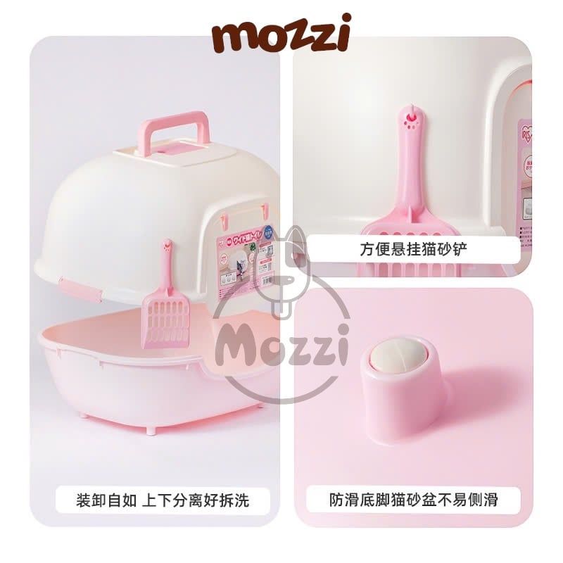 Khay cát vệ sinh cho mèo Iris Nhật Bản nhà khép kín