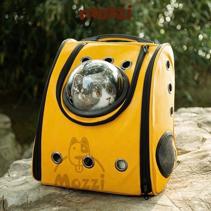 Balo Túi đựng chó mèo Phi hành gia da 32x20x37cm - Ba lô