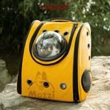  Balo Túi đựng chó mèo Phi hành gia da 32x20x37cm - Ba lô 