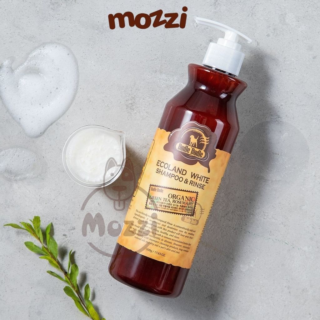 Sữa tắm Budle’Budle Organic Gội xả cho chó Budle Chai 500g