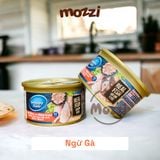  Pate cho mèo Snappy Tom lon 85gr Real Fish Real Meat 