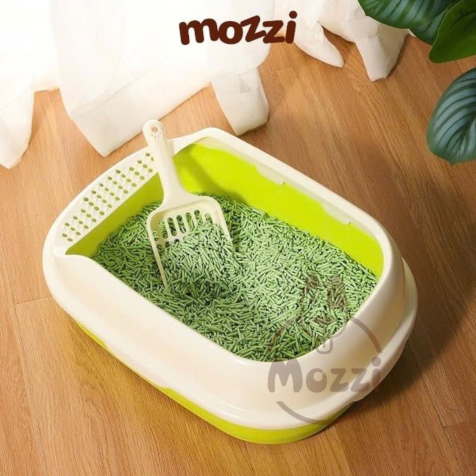 Khay cát vệ sinh cho mèo có bàn đạp chân trơn