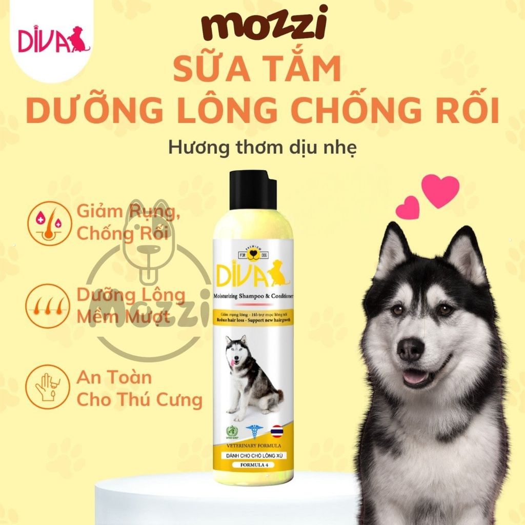 Sữa tắm Diva Chai 400ml cho chó mèo