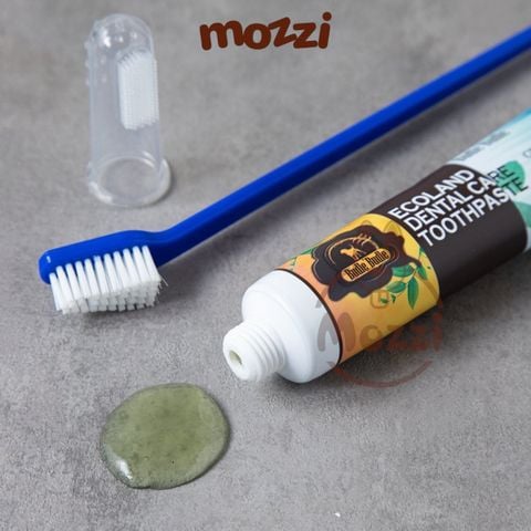  Kem đánh răng khô kèm bàn chải Budle’Budle cho chó mèo 