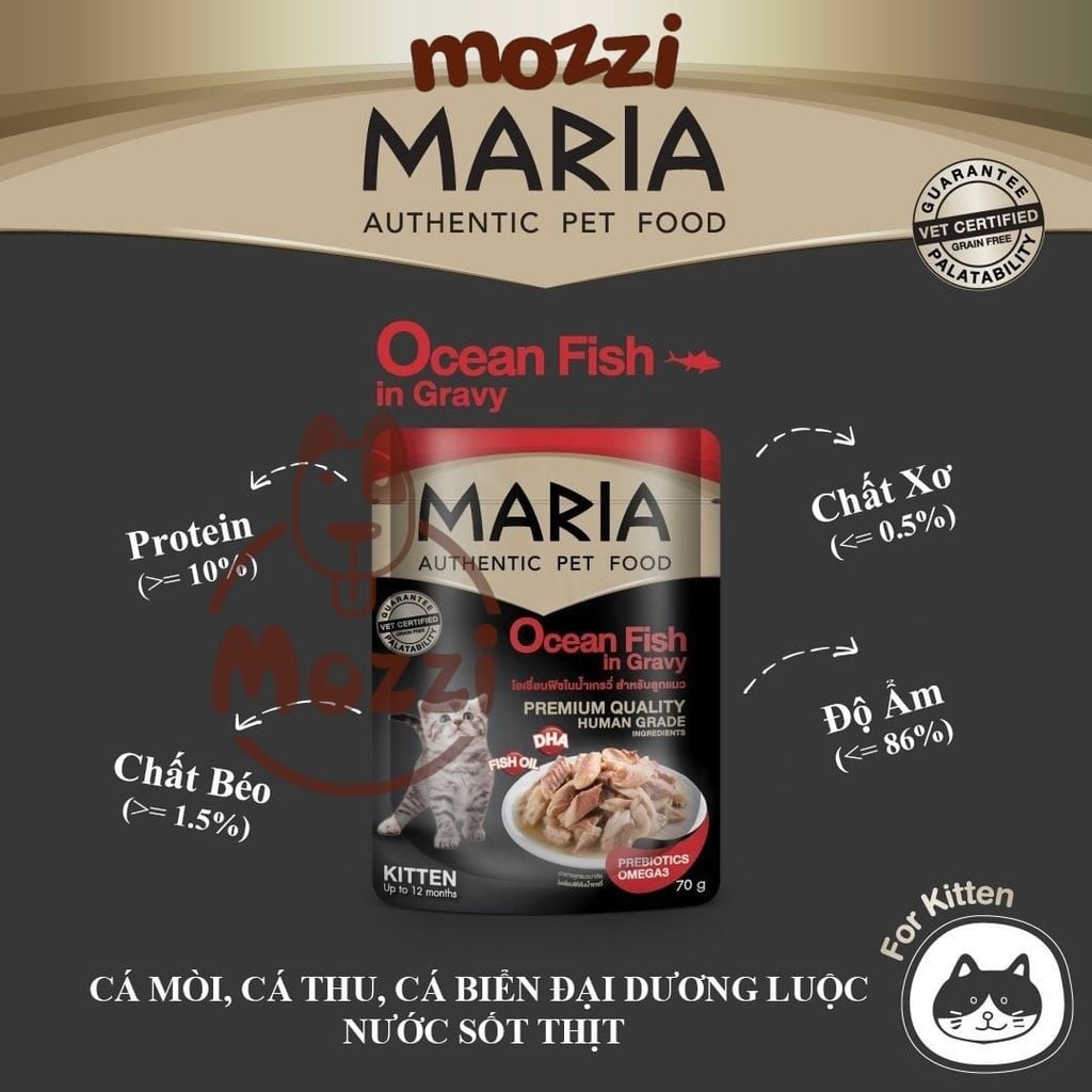 Pate cho mèo Maria Gói 70gr