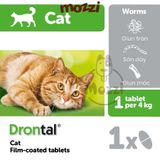  Viên nhai tẩy giun Elanco Drontal cho mèo 