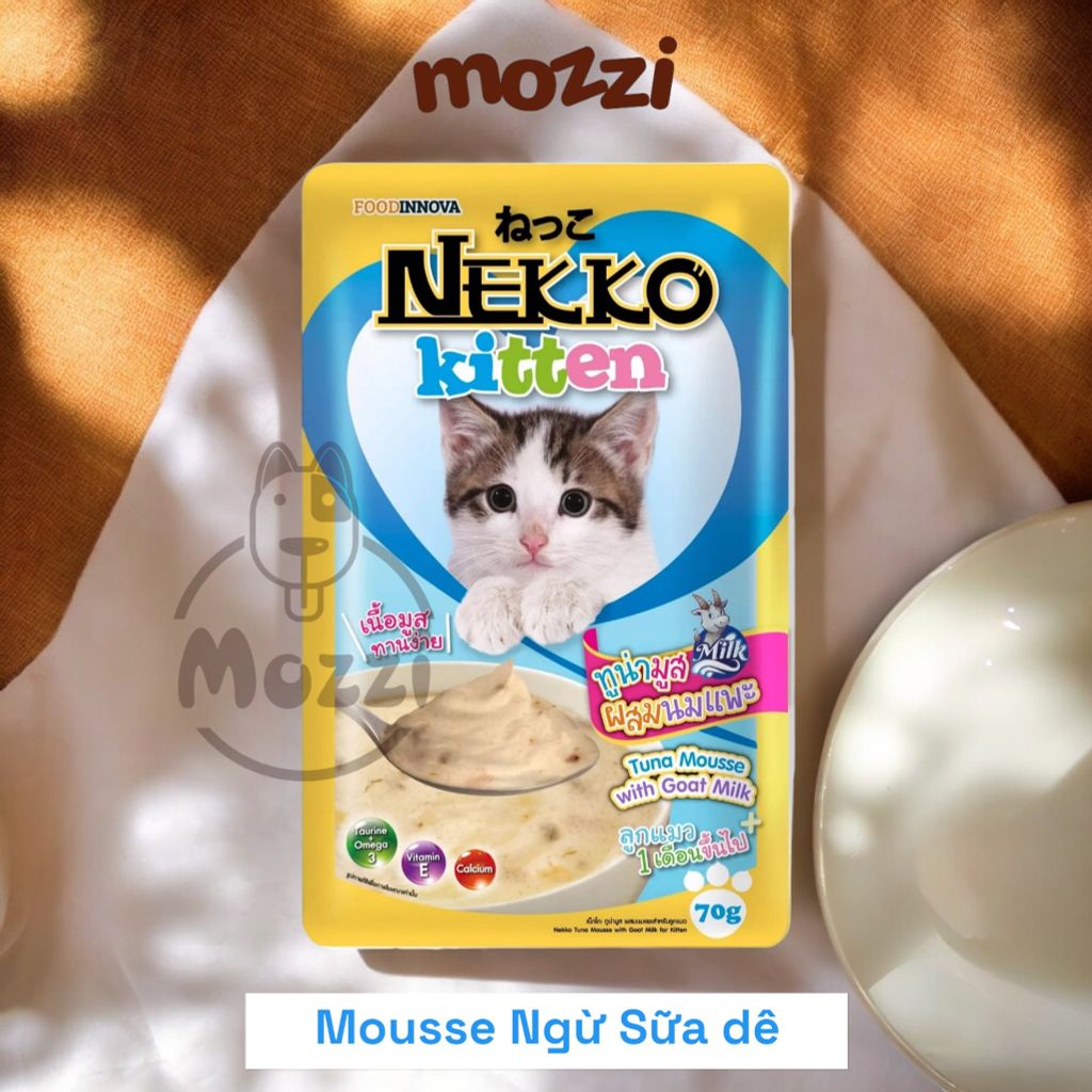 Pate cho mèo con Nekko Kitten Gói 70gr