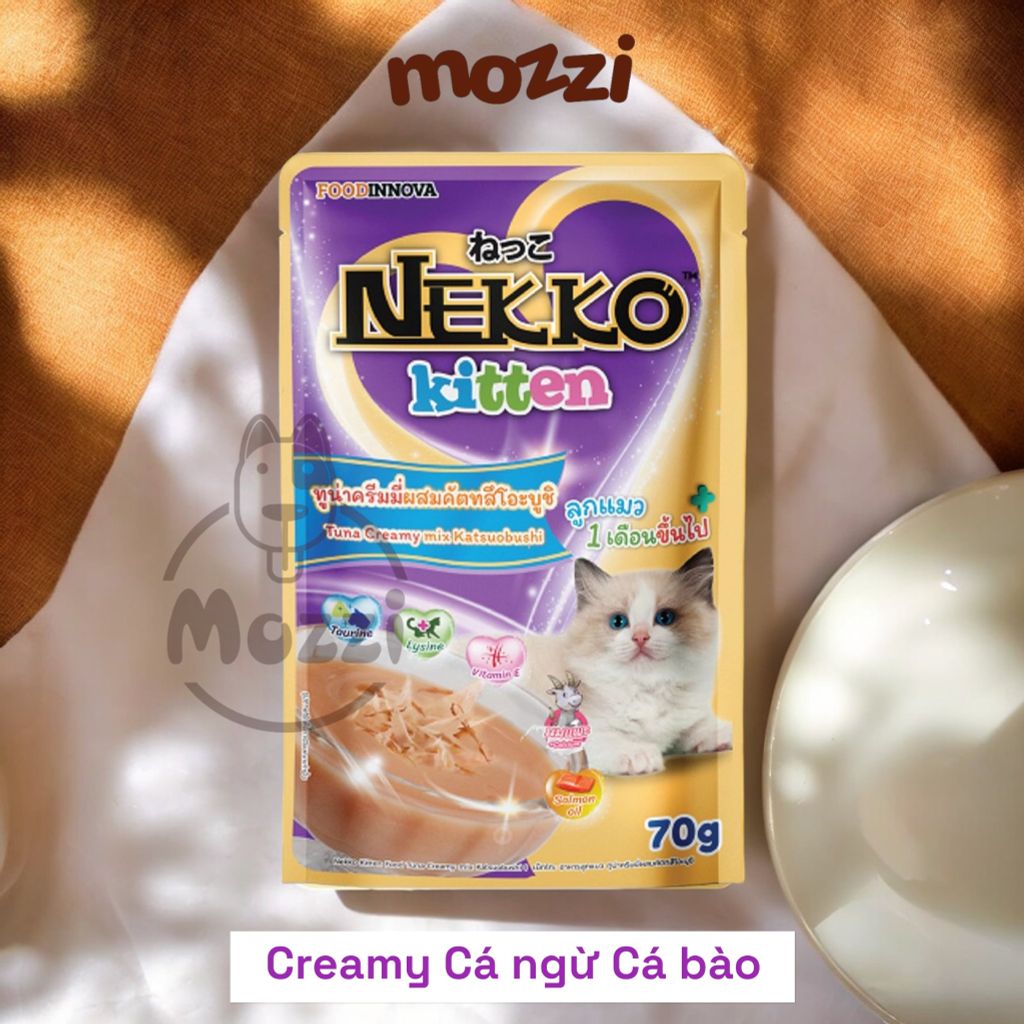 Pate cho mèo con Nekko Kitten Gói 70gr