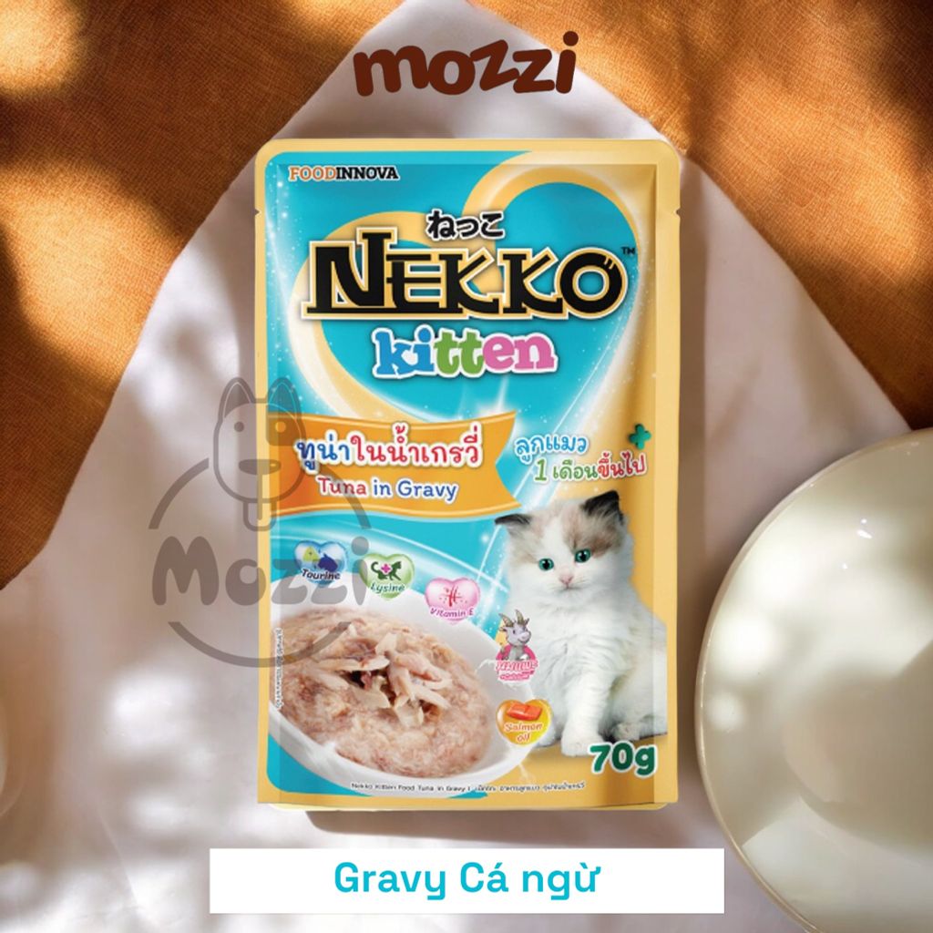 Pate cho mèo con Nekko Kitten Gói 70gr